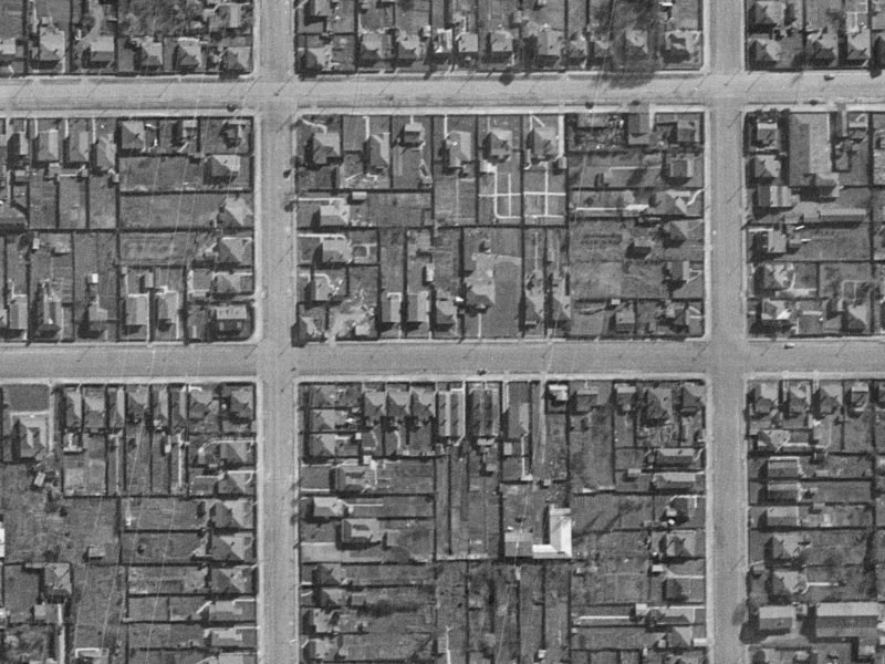 1/69 Coleridge Street from the air, 1940-1944