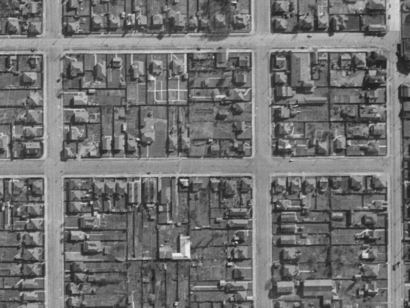 85 Coleridge Street from the air, 1940-1944
