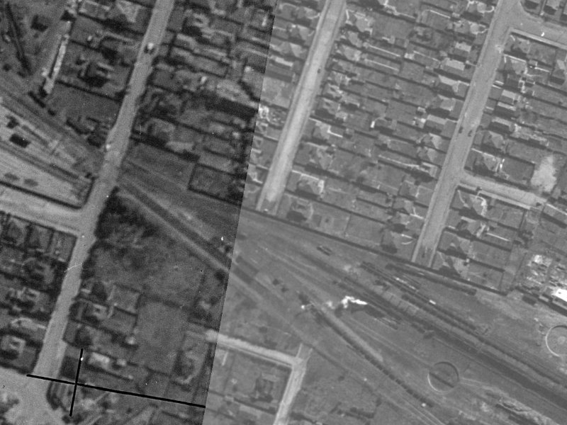 2A Barbour Street from the air, 1940-1944