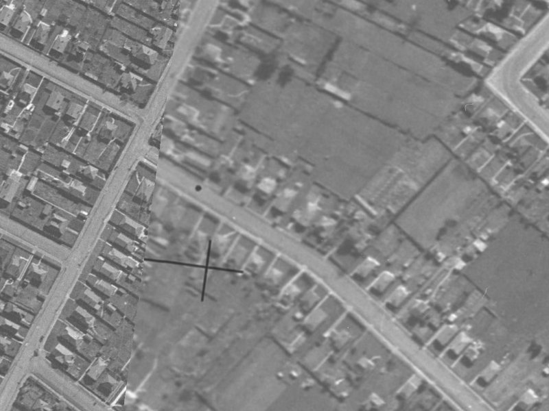 21A MacKenzie Avenue from the air, 1940-1944