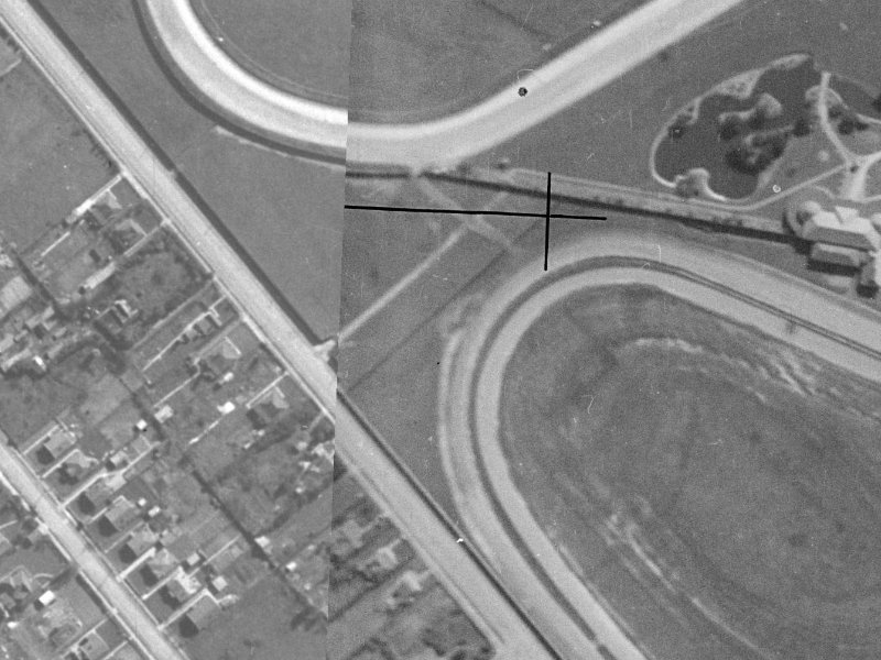 Wrights Road from the air, 1940-1944