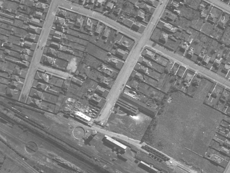 39 Osborne Street from the air, 1940-1944