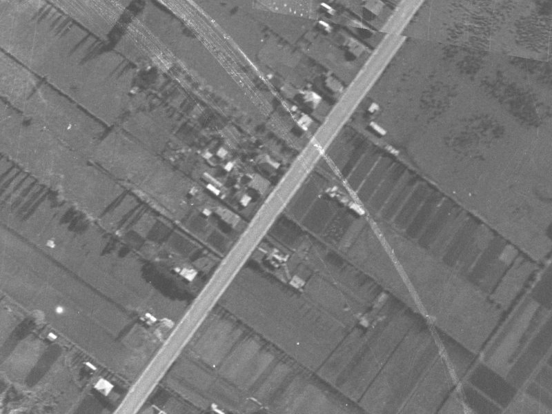 77-87 Saint Johns Street from the air, 1940-1944