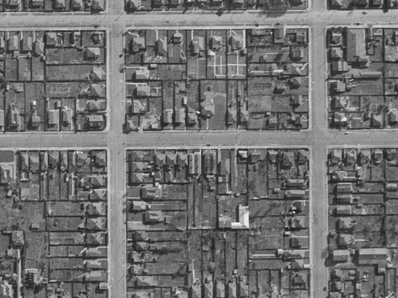 72 Coleridge Street from the air, 1940-1944