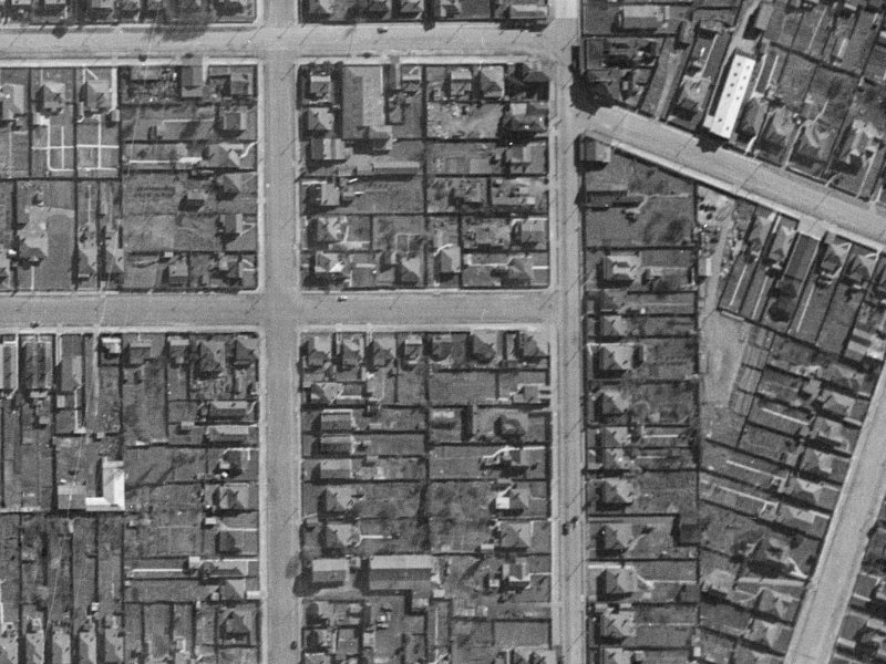106 Coleridge Street from the air, 1940-1944