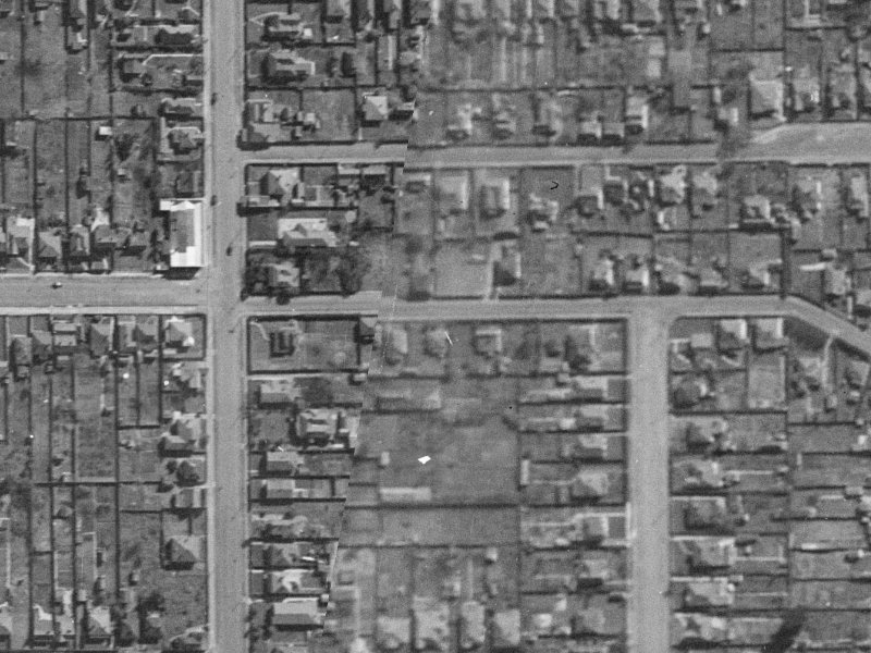 18 Ruskin Street from the air, 1940-1944