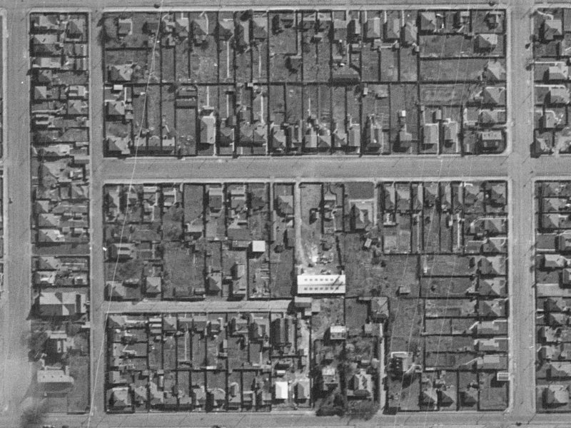 26 Buchan Street from the air, 1940-1944
