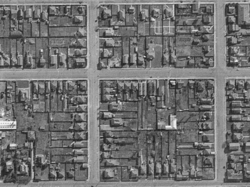 66 Coleridge Street from the air, 1940-1944