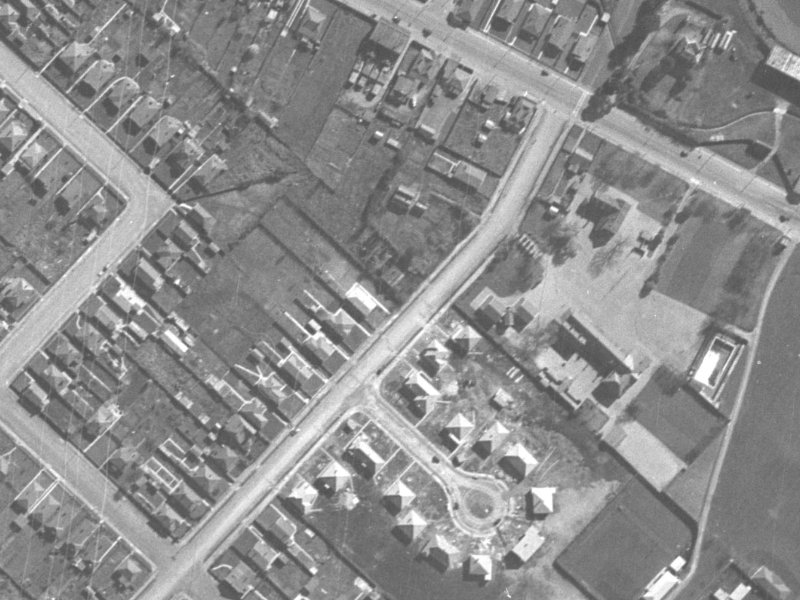 16 Hopkins Street from the air, 1940-1944