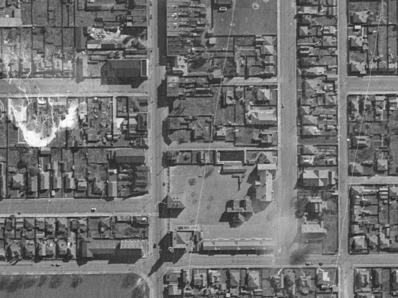 7 Waverley Street from the air, 1940-1944