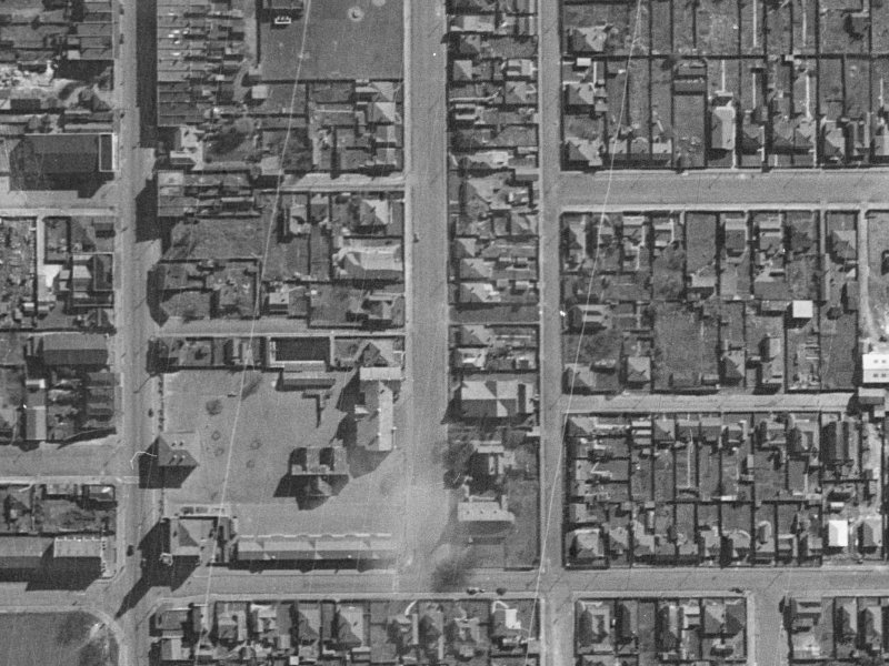 22 Buchan Street from the air, 1940-1944