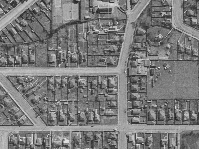 38 Macaulay Street from the air, 1940-1944