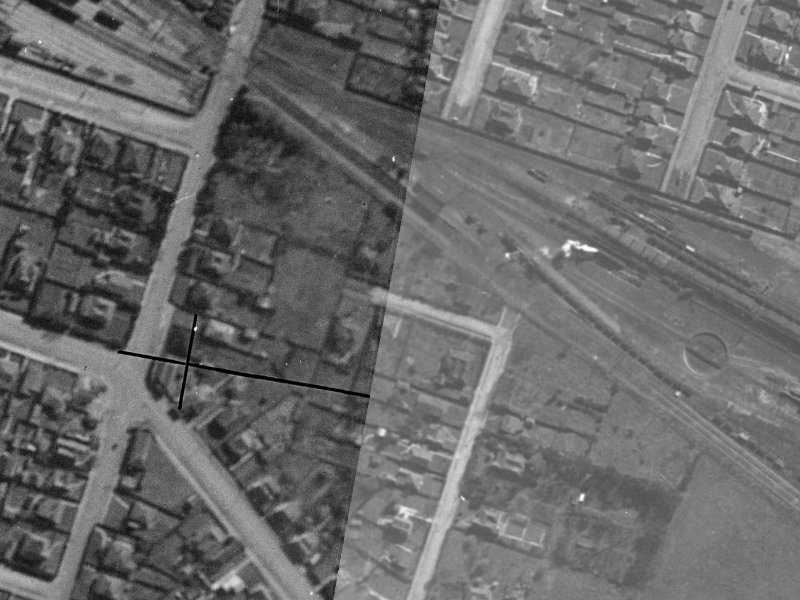 26 Raycroft Street from the air, 1940-1944