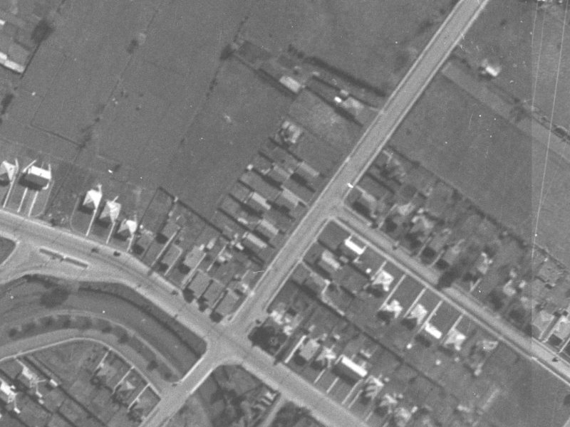 11 Hargood Street from the air, 1940-1944