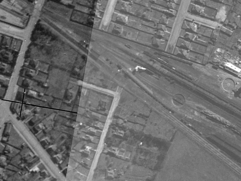 24 Raycroft Street from the air, 1940-1944