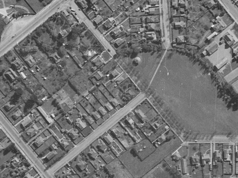 Barrington Street from the air, 1940-1944