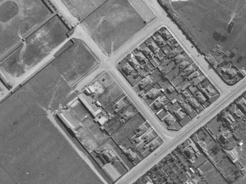 13 Lindores Street from the air, 1940-1944