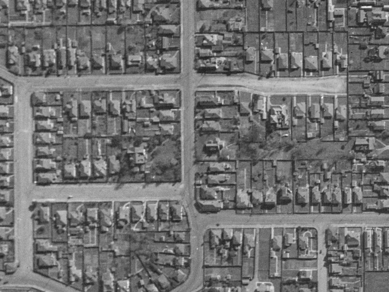 42A Antigua Street from the air, 1940-1944