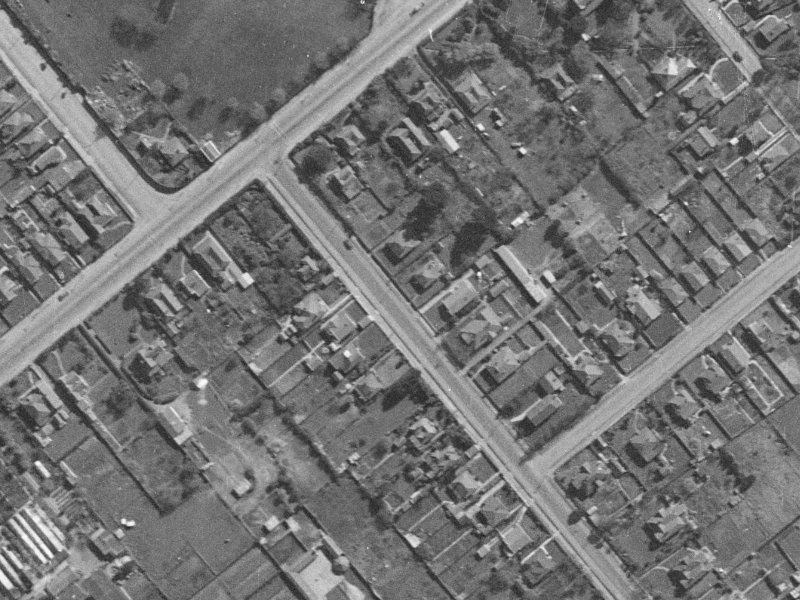 8A Taramea Place from the air, 1940-1944