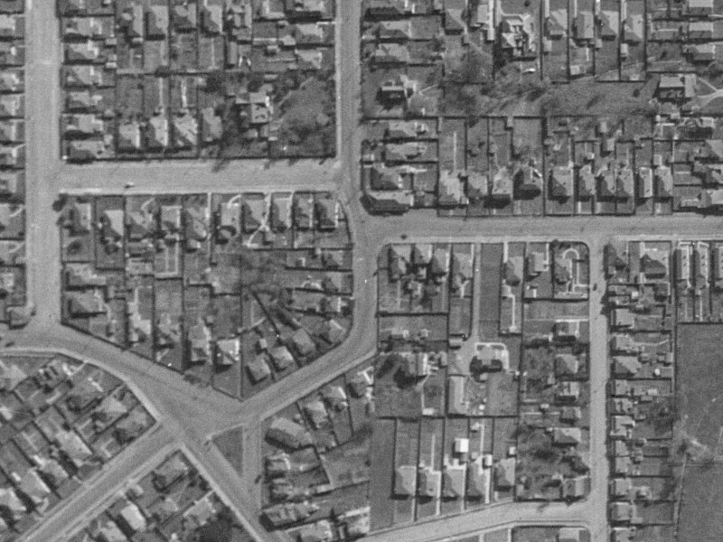 160 Brougham Street from the air, 1940-1944