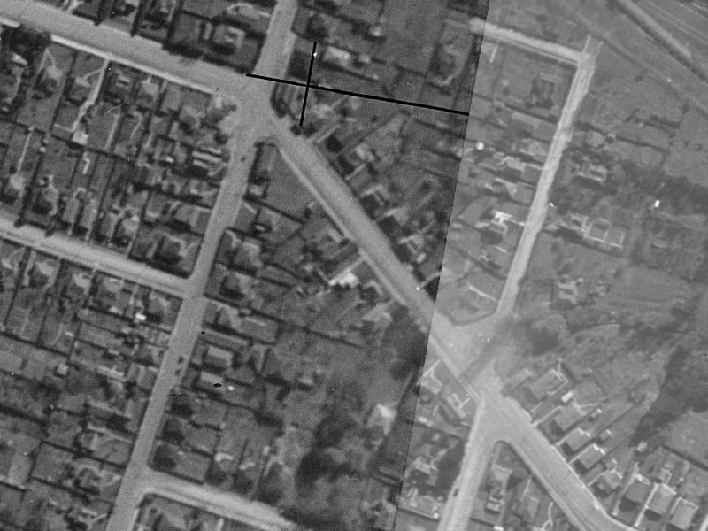 14 Opawa Road from the air, 1940-1944