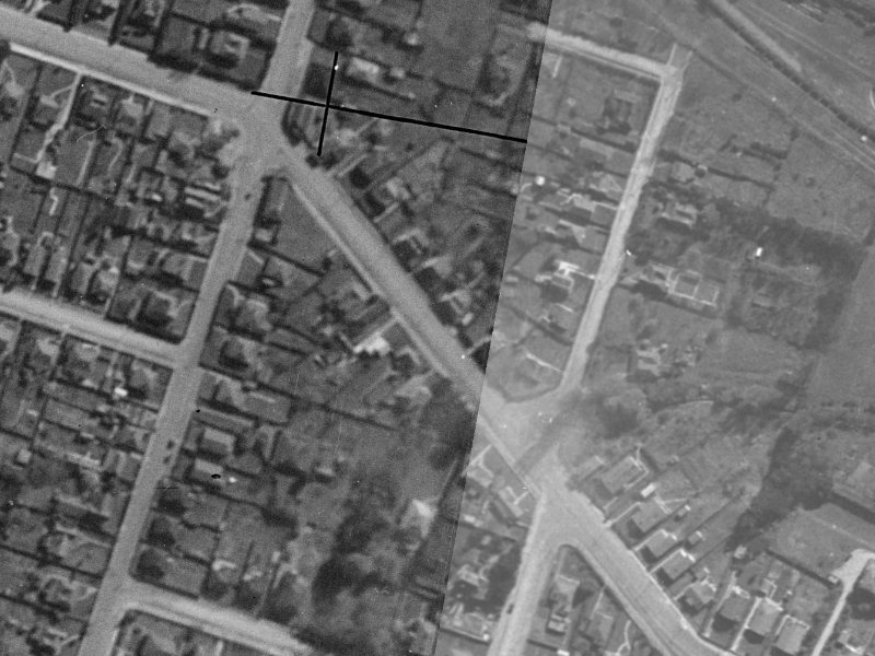 15A Opawa Road from the air, 1940-1944