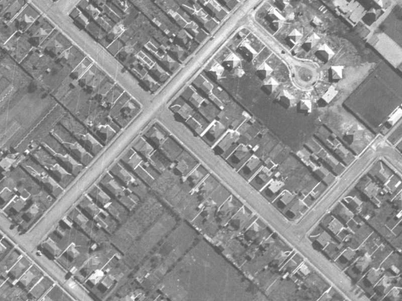 68B Wildberry Street from the air, 1940-1944
