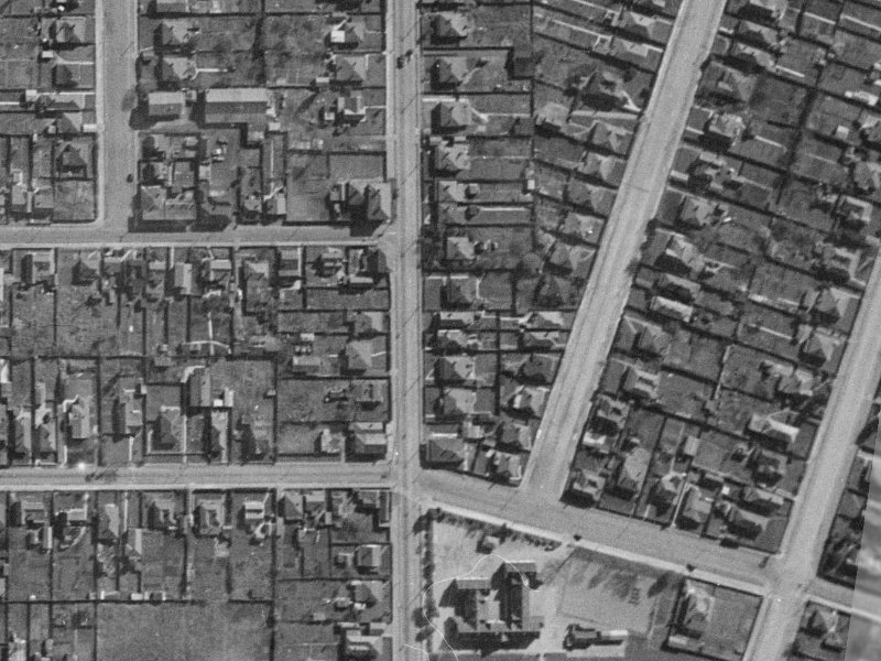 7 Cecil Place from the air, 1940-1944