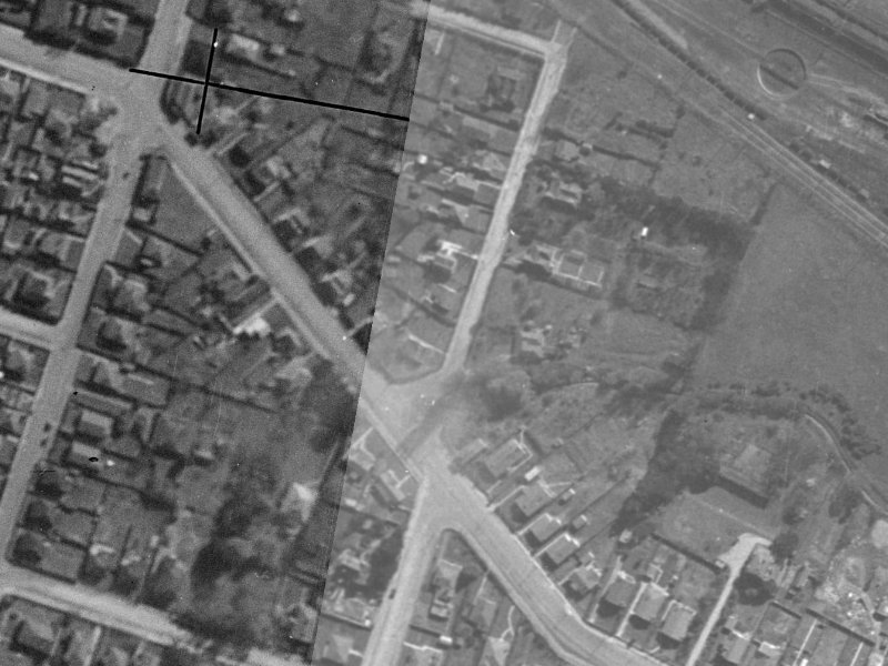 7 Raycroft Street from the air, 1940-1944