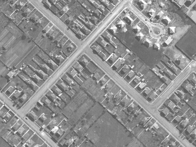 68 Wildberry Street from the air, 1940-1944