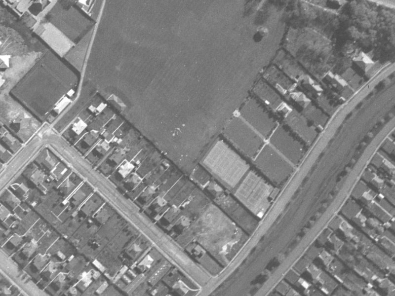 39A Silvester Street from the air, 1940-1944