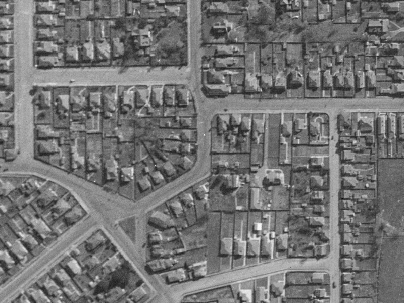 210A Strickland Street from the air, 1940-1944