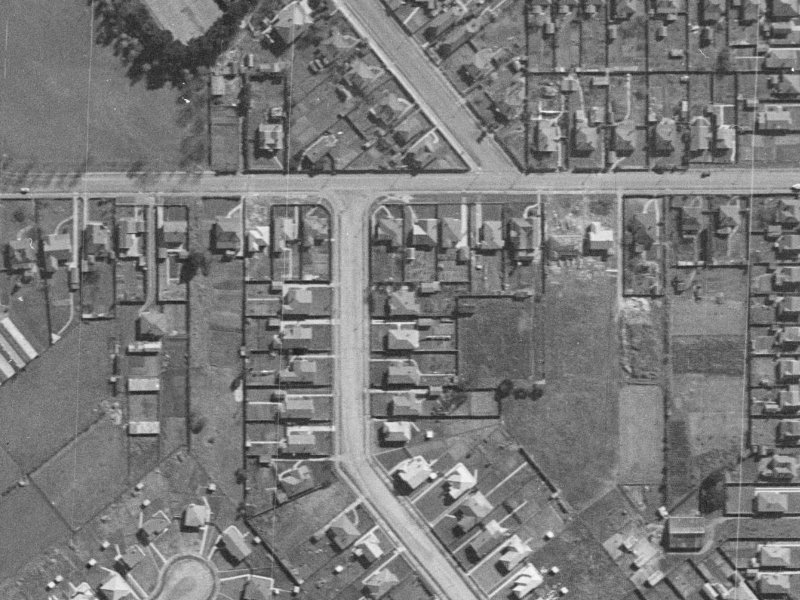 26 Rowallan Lane from the air, 1940-1944