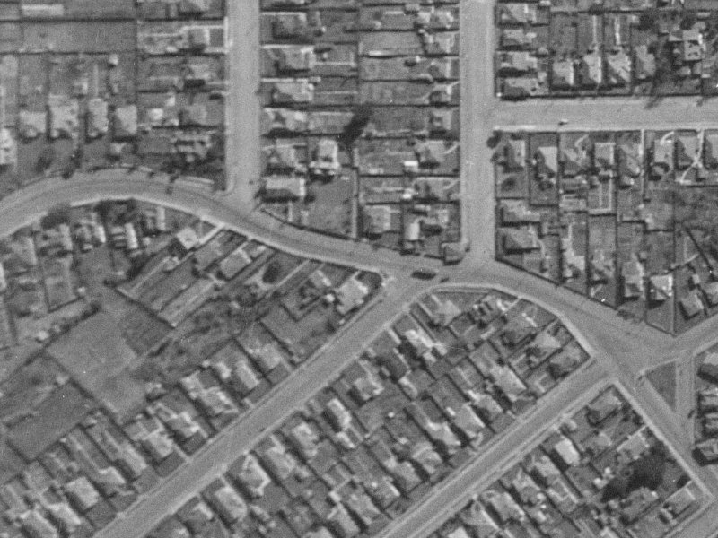 Bolton Avenue from the air, 1940-1944