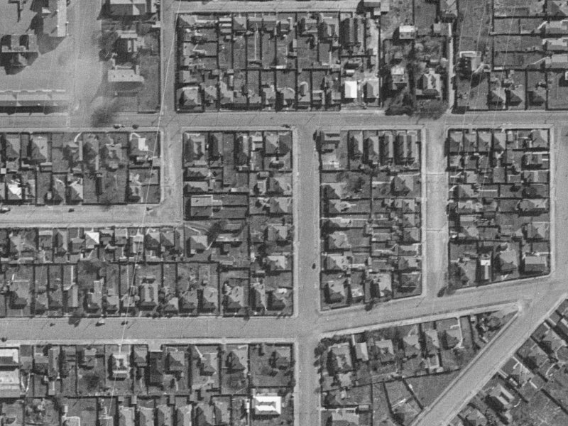 47 Cadogan Street from the air, 1940-1944