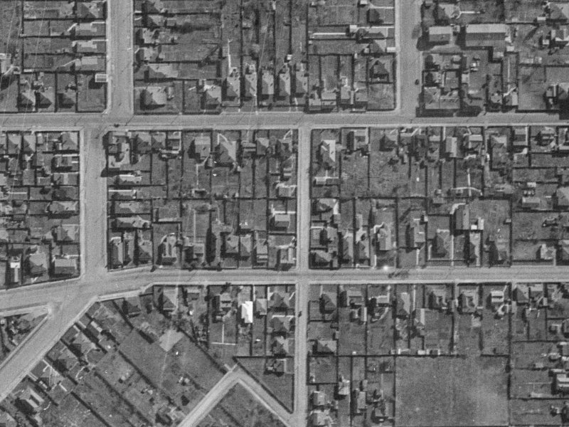 368 Brougham Street from the air, 1940-1944