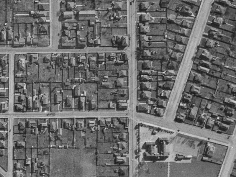 139A Waltham Road from the air, 1940-1944