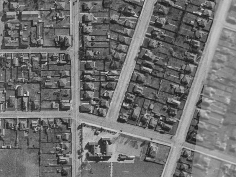 10 Cecil Place from the air, 1940-1944