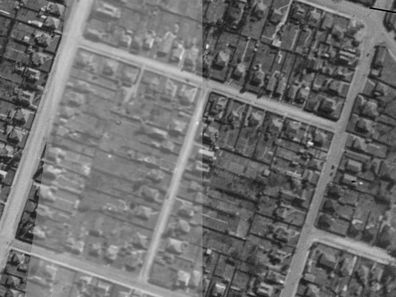 6 Bronte Place from the air, 1940-1944