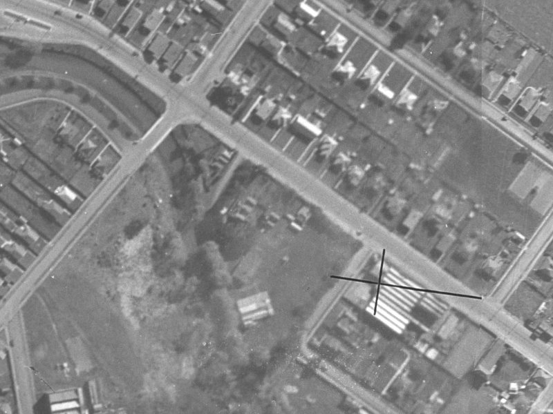 566 Ferry Road from the air, 1940-1944