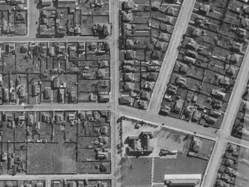 141R Hastings Street East from the air, 1940-1944