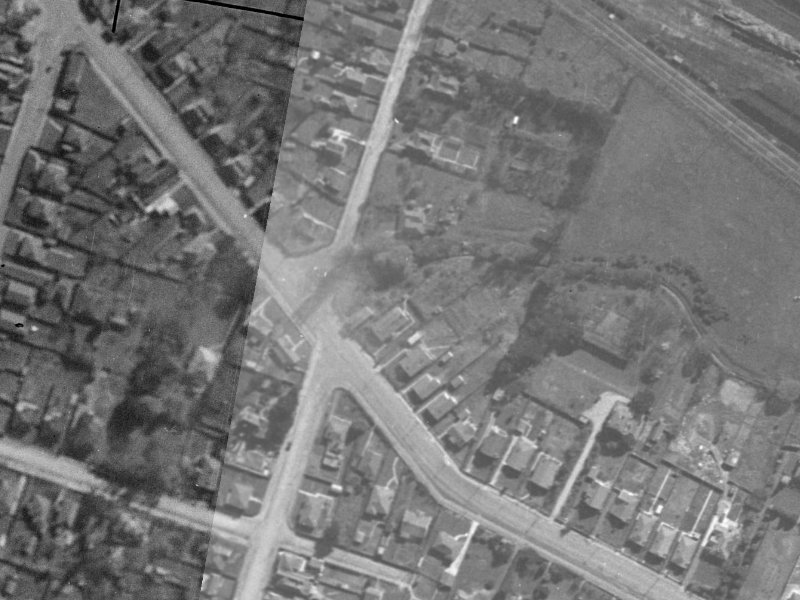 25B Opawa Road from the air, 1940-1944