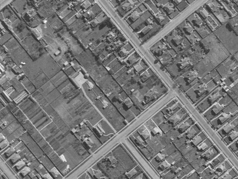 167 Edinburgh Street from the air, 1940-1944