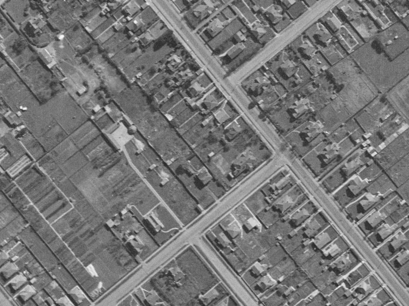 167A Edinburgh Street from the air, 1940-1944