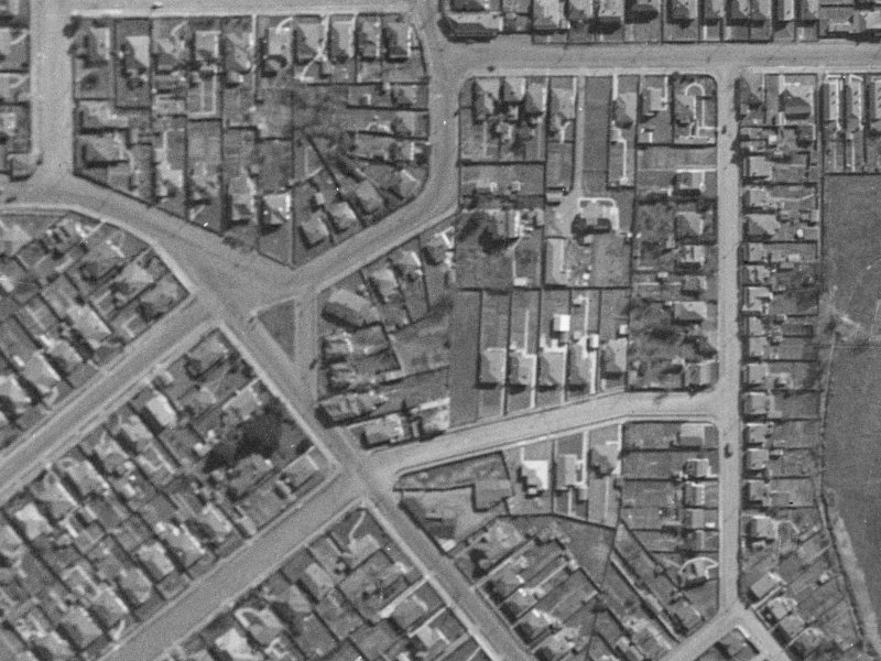 200 Strickland Street from the air, 1940-1944