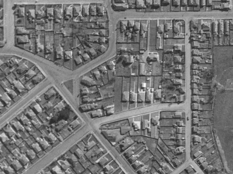 202 Strickland Street from the air, 1940-1944