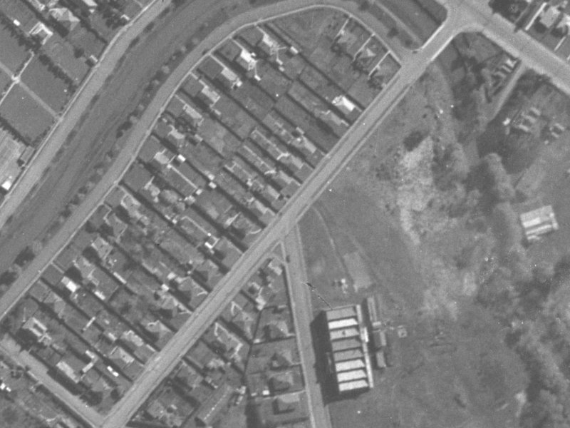 20 Radley Street from the air, 1940-1944