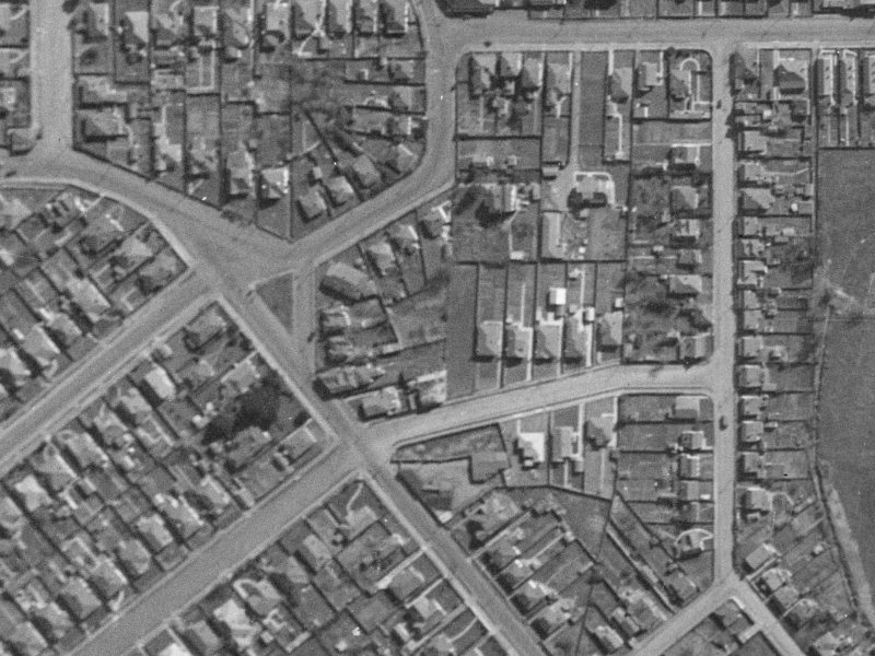 7 Deyell Crescent from the air, 1940-1944