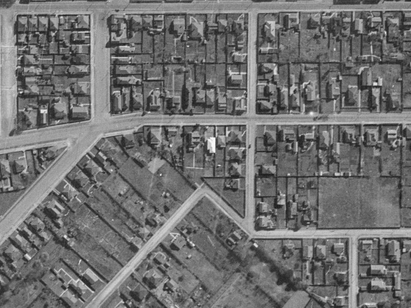 102 HASTINGS St W from the air, 1940-1944
