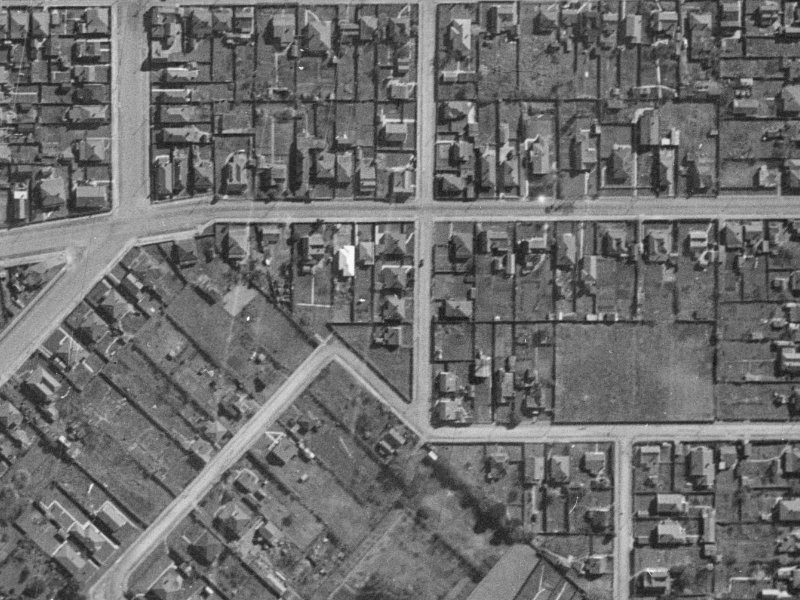 9 Jordan Street from the air, 1940-1944